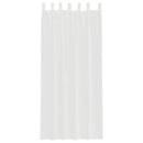 voile-gardiner med løkker 2 stk. 140x245 cm hvid