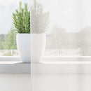 voile-gardiner med løkker 2 stk. 140x260 cm hvid