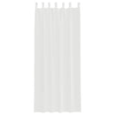 voile-gardiner med løkker 2 stk. 140x260 cm hvid