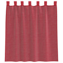 voile-gardiner med løkker 2 stk. 140x140 cm vinrød