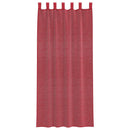 voile-gardiner med løkker 2 stk. 140x245 cm vinrød
