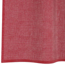 voile-gardiner med løkker 2 stk. 140x245 cm vinrød
