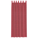 voile-gardiner med løkker 2 stk. 140x260 cm vinrød
