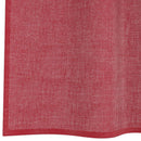 voile-gardiner med løkker 2 stk. 140x260 cm vinrød