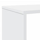 bogreol 102x29x143 cm konstrueret træ hvid