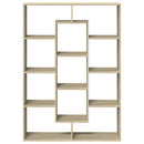 bogskab 102x29x143 cm konstrueret træ sonoma-eg