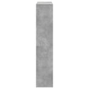 bogreol 102x29x143 cm konstrueret træ betongrå