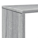 bogreol 102x29x143 cm konstrueret træ grå sonoma-eg