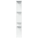 bogreol 92x29x188 cm konstrueret træ hvid