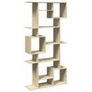 bogskab 92x29x188 cm konstrueret træ sonoma-eg