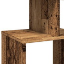 bogskab 92x29x188 cm konstrueret træ gammelt trælook