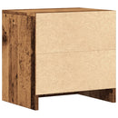 sengebord 40x30x40 cm konstrueret træ gammelt trælook