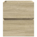 skab til håndvask 41x38,5x45 cm konstrueret træ sonoma-eg