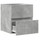 skab til håndvask 41x38,5x45 cm konstrueret træ betongrå
