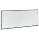LED-badeværelsesspejl 60x8,5x37 cm konstrueret træ grå sonoma