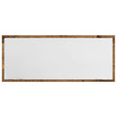 LED-badeværelsesspejl 100x8,5x37 cm konstrueret træ antikt eg