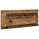 LED-badeværelsesspejl 100x8,5x37 cm konstrueret træ antikt eg