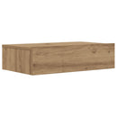 tv-bord med LED-lys 60x35x15,5 cm kunsteg