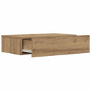 tv-bord med LED-lys 60x35x15,5 cm kunsteg