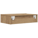 tv-bord med LED-lys 60x35x15,5 cm kunsteg