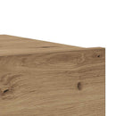 tv-bord med LED-lys 60x35x15,5 cm kunsteg