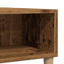 sofabord 60x60x30 cm konstrueret træ antikt træ