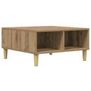 sofabord 60x60x30 cm konstrueret træ kunsteg