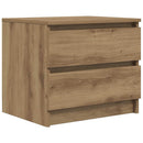 sengeborde 2 stk. 50x40x43,5 cm kunsteg