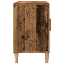 skænk 100x36x60 cm konstrueret træ gammelt træ-look