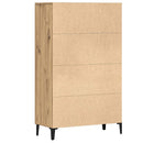 skab 70x31x115 cm konstrueret træ artisan egetræsfarve