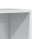 skab 60x24x143 cm konstrueret træ hvid højglans