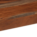 konsolbord 120x30x76 cm massivt akacietræ