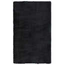shaggy tæppe med høj luv “NAVARRA” sort 60x100 cm polyester