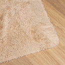 shaggy gulvtæppe NAVARRA 80x150 cm høje luv polyester beige