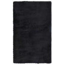 shaggy gulvtæppe NAVARRA 80x150 cm høje luv polyester sort