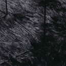 shaggy gulvtæppe NAVARRA 80x150 cm høje luv polyester sort