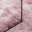 shaggy gulvtæppe NAVARRA 80x150 cm høje luv støvet rosa
