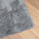 shaggy gulvtæppe NAVARRA 120x170 cm høje luv polyester lysegrå