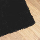 shaggy gulvtæppe NAVARRA 130x200 cm høje luv polyester sort