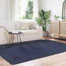 shaggy gulvtæppe NAVARRA 160x230cm høje luv polyester marineblå