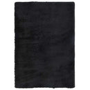 shaggy gulvtæppe NAVARRA 200x290 cm høje luv polyester sort