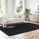 shaggy gulvtæppe NAVARRA 200x290 cm høje luv polyester sort