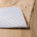 shaggy gulvtæppe NAVARRA 240x340 cm høje luv polyester beige