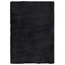 shaggy gulvtæppe NAVARRA 240x340 cm høje luv polyester sort