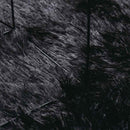shaggy gulvtæppe NAVARRA 120x120 cm høje luv polyester sort