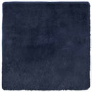 shaggy gulvtæppe NAVARRA 200x200cm høje luv polyester marineblå