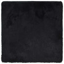 shaggy gulvtæppe NAVARRA 240x240 cm høje luv polyester sort
