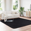 shaggy gulvtæppe NAVARRA 240x240 cm høje luv polyester sort