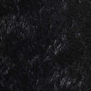 shaggy gulvtæppe NAVARRA 240x240 cm høje luv polyester sort