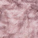shaggy gulvtæppe NAVARRA 240x240 cm høje luv støvet rosa